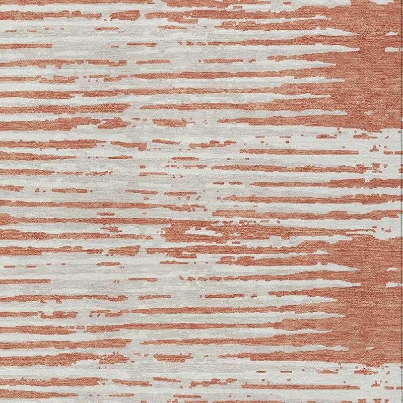HomeRoots Striped Transitional Rectangle Outdoor Rug
