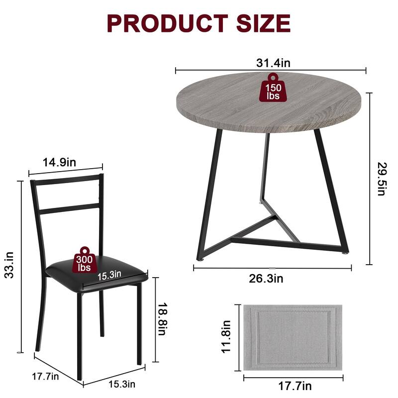 Dining Table Set of 2
