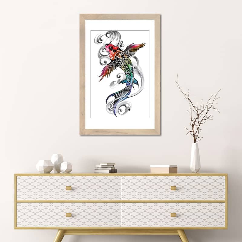 iCanvas "Rainbow Koi" by Katy Lipscomb