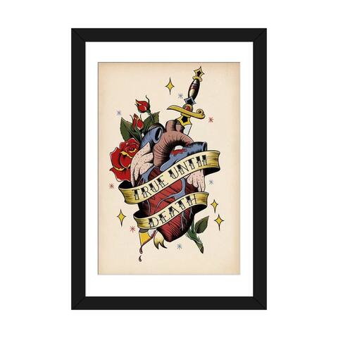 iCanvas "True Until Death" by 5by5collective