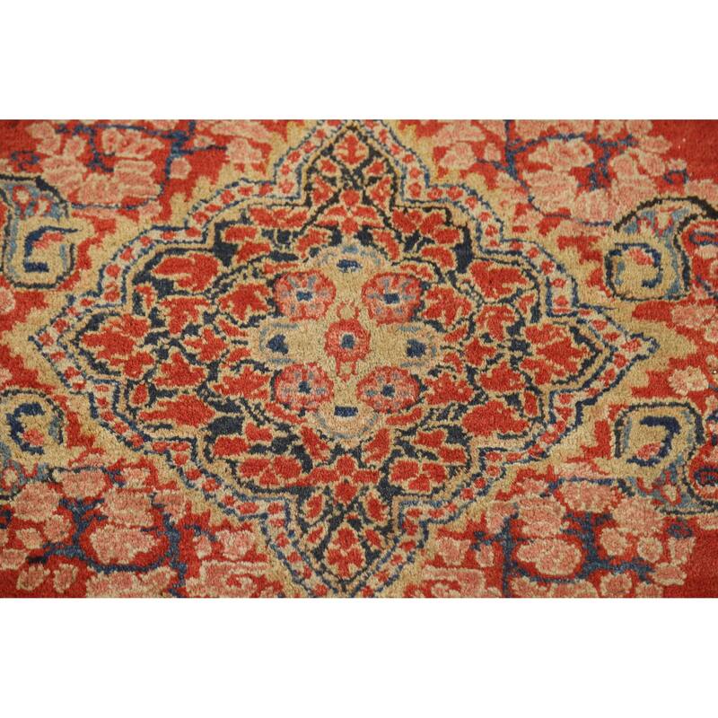 Sarouk Persian Rug Handmade Wool Carpet - 4'2" x 6'6"