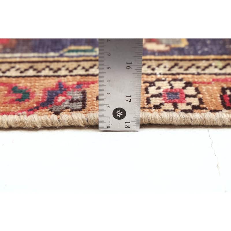 ECARPETGALLERY Hand-knotted Antalya Vintage Red Wool Rug - 6'3 x 9'4