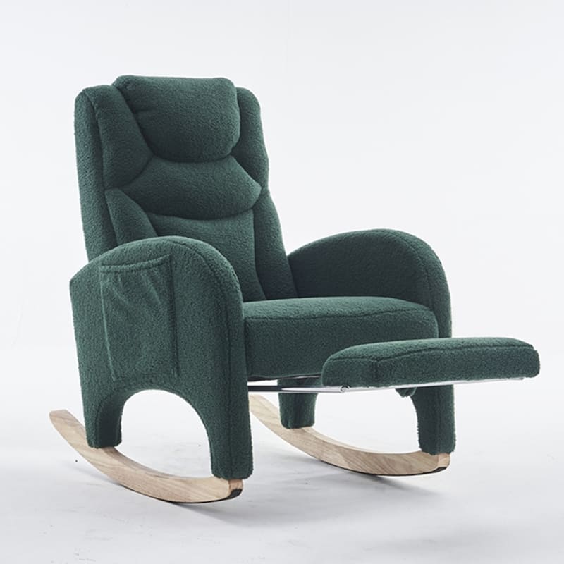 Teddy Rocking Chair With Adjustable Footrest