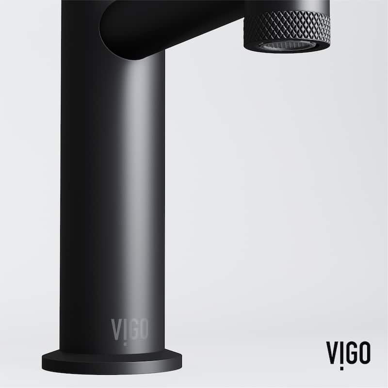 VIGO Sterling 7" H Single Handle Single Hole Bathroom Faucet