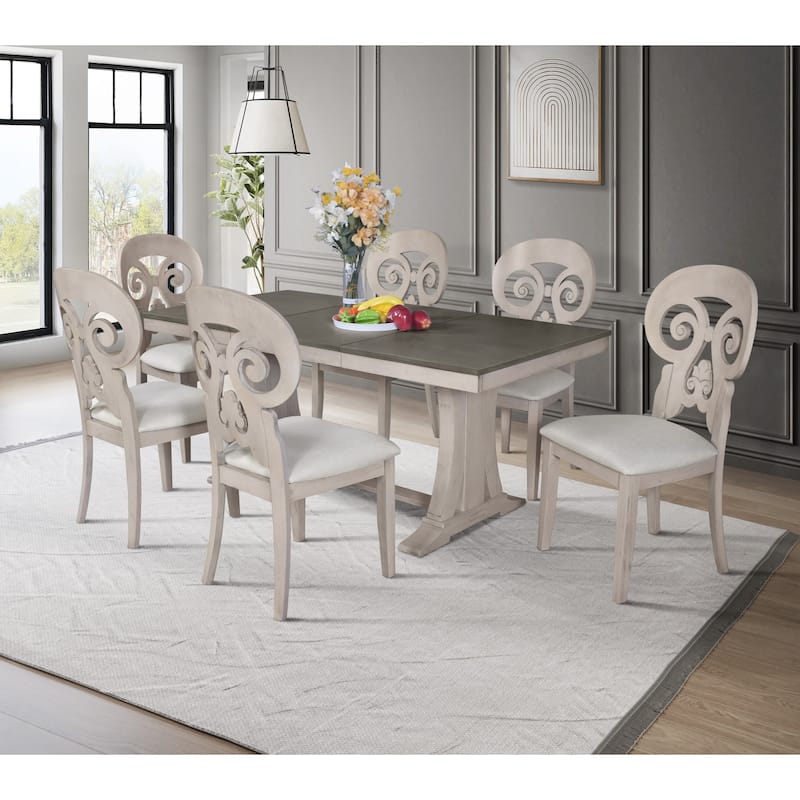 Rahma 7-Piece Dining Table and Chair