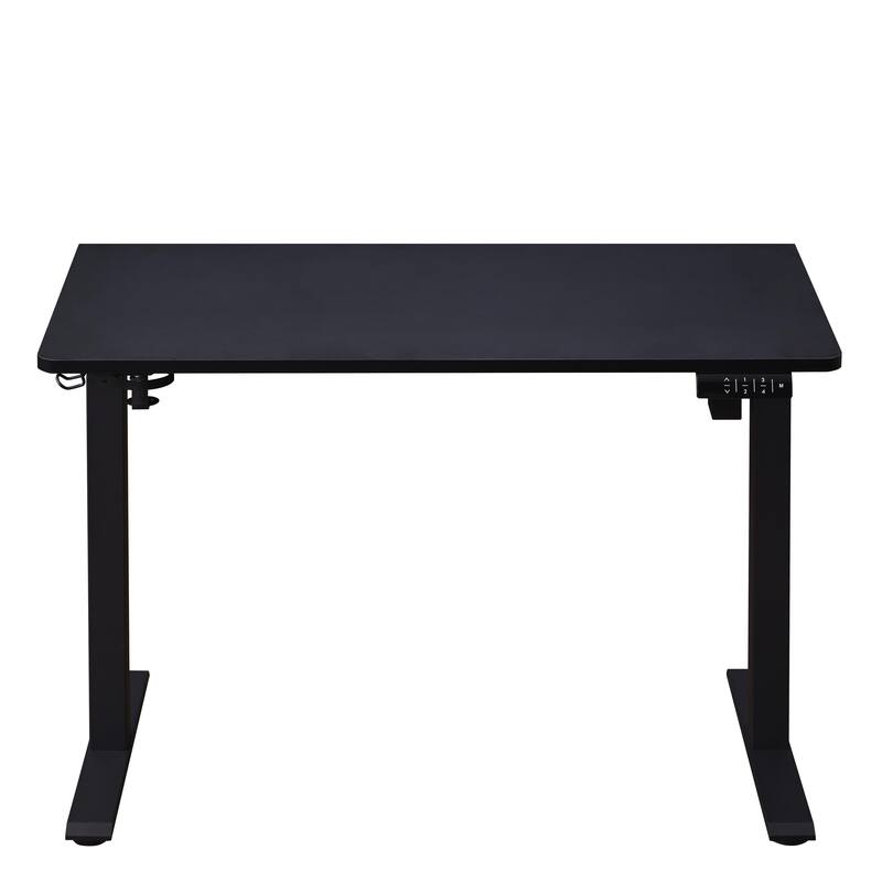 KOWO K304 Electric Standing Desk 48" Height Adjustable Workstation, Sit Stand Desk with Memory Preset for Home Office, Ergonomic
