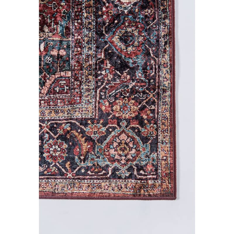 Momeni Karachi Polyester Traditional Oriental Area Rug