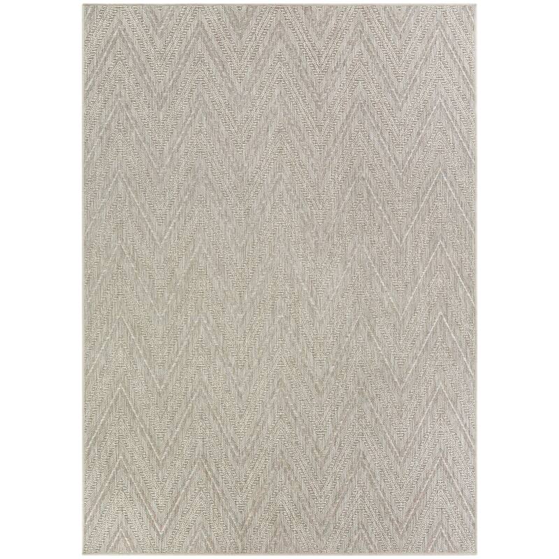 Kava Chevron Flatweave Indoor/Outdoor Area Rug