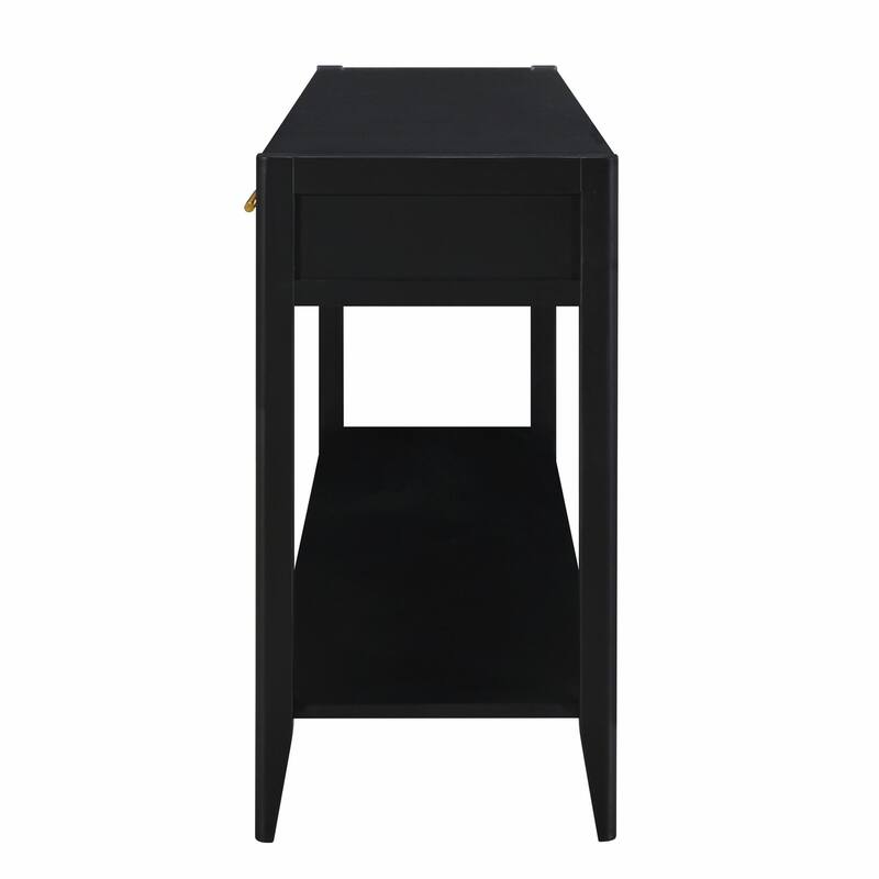 High-Quality Entryway Console Table with Vertical Stripe Drawers