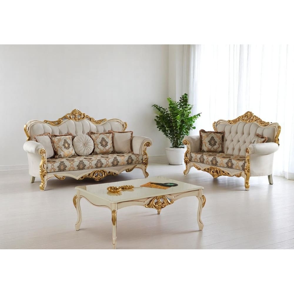 Impera 2 Pieces Living Room Sets 1 Sofa 1 Love seat