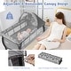 preview thumbnail 16 of 19, Gymax 5-in-1 Portable BabyPlayard Nursery Center Bassinet w/Music Box