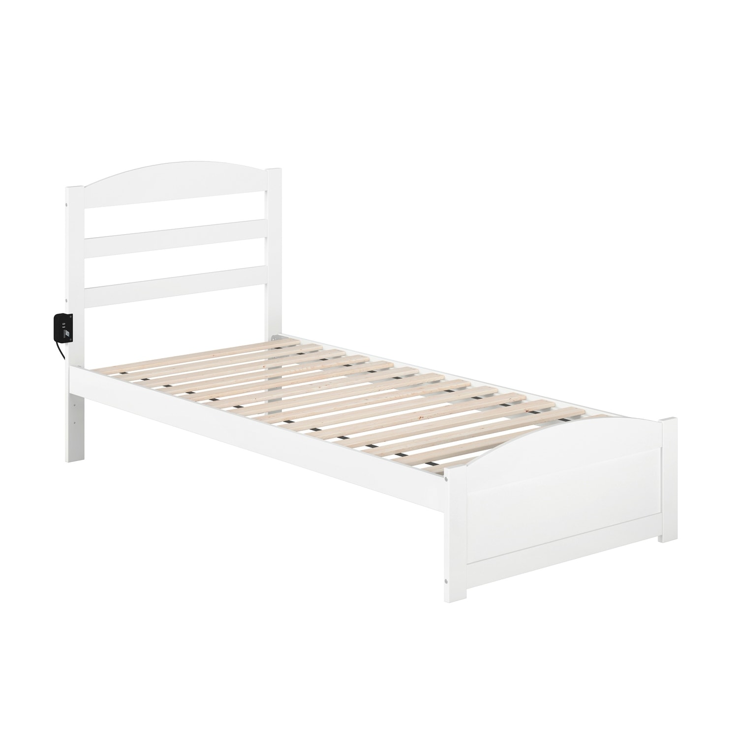 Warren Solid Wood Platform Bed with Footboard