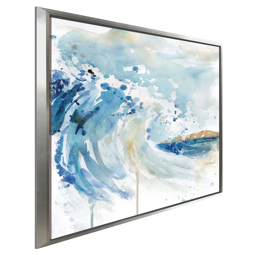 "Malibu Surf I" by Carol Robinson Print on Floating Canvas