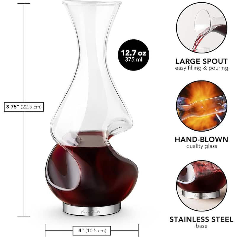 Final Touch Conundrum Aerator Wine Decanter