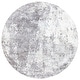 preview thumbnail 16 of 50, SAFAVIEH Handmade Mirage Skye Modern Abstract Viscose Rug 7' Round - Grey - Round