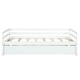 preview thumbnail 13 of 40, Costway Twin Size Trundle Daybed Wooden Slat Support Mattress Platform