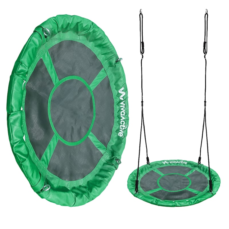gobaplay Round Tree Swing, 39" Platform Saucer (Swingset Frame Not Included)