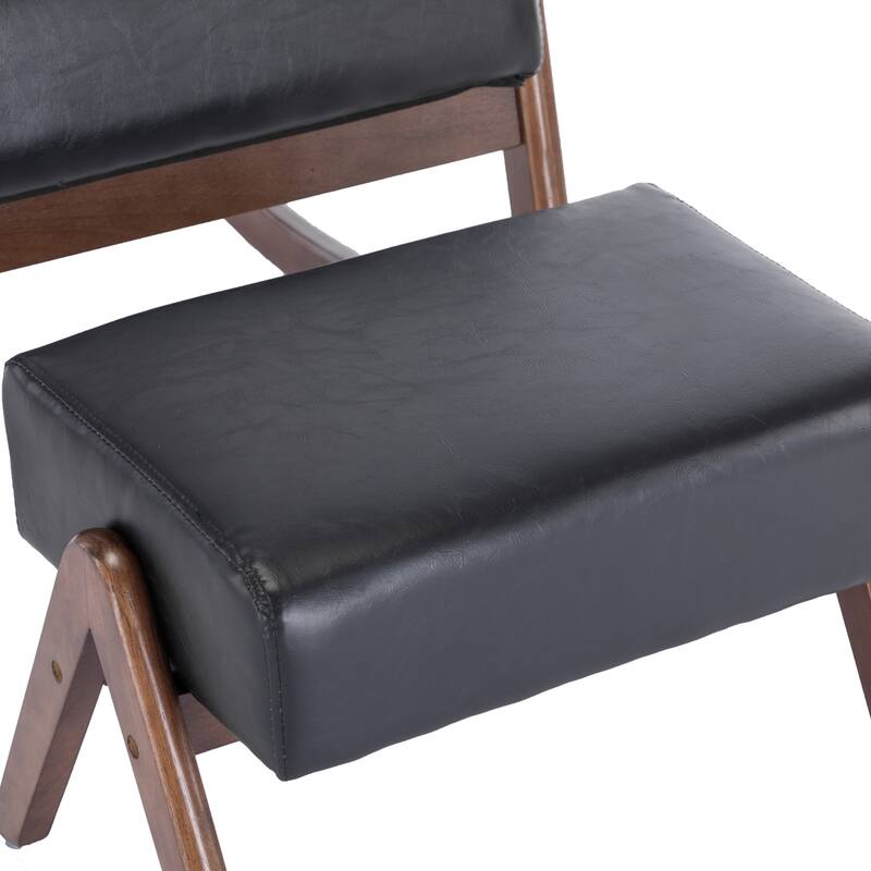 Rocking Armchair With Ottoman for Living Room
