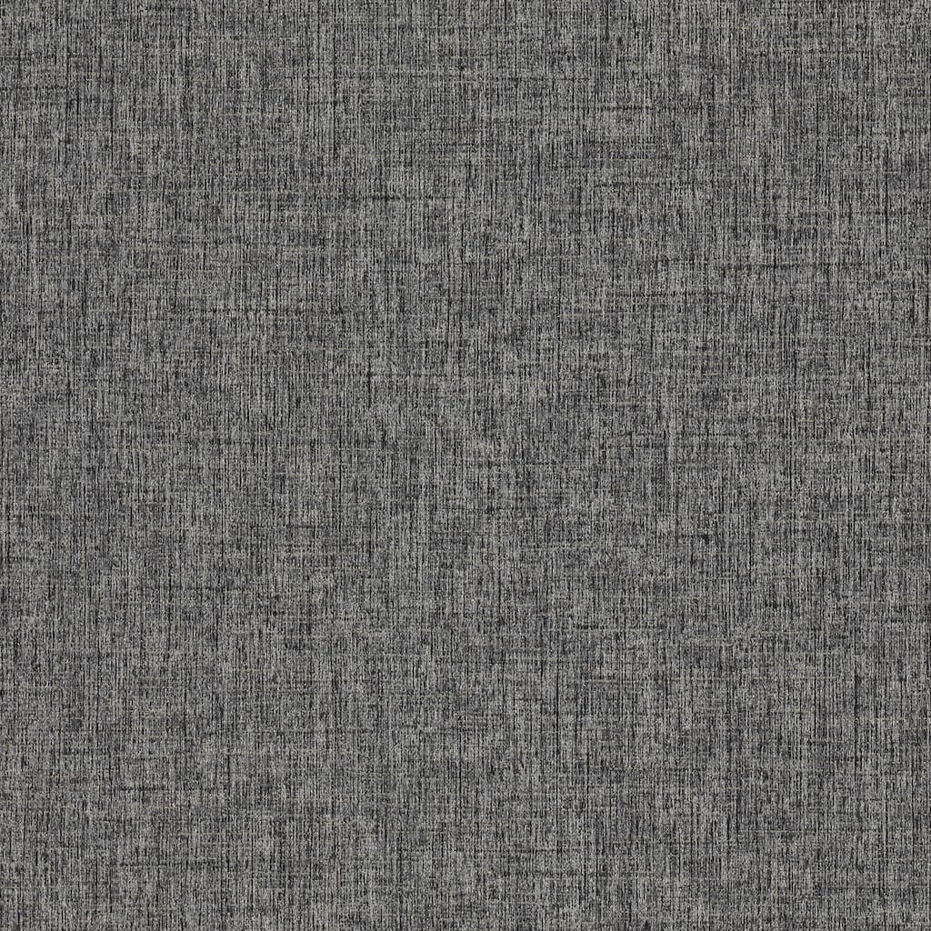 Advantage Larimore Charcoal Faux Fabric Wallpaper