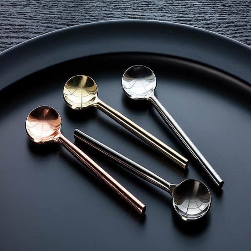 Modern Copper Plated Spoon
