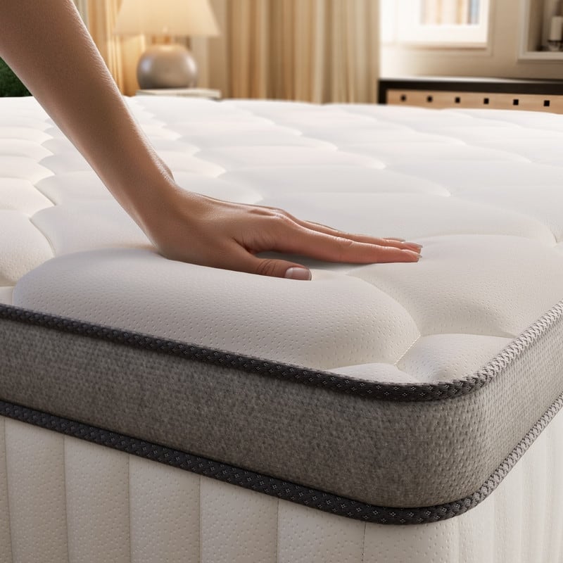 SweDrea 12 in. Medium Hybrid Memory Foam Mattress with CertiPUR-US and Oeko-TEX , Featuring Bamboo Charcoal Absorption.
