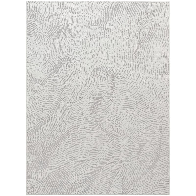 DKNY Central Park West Indoor only Modern Abstract Area Rug - Grey - 9' x 12' - Rectangle
