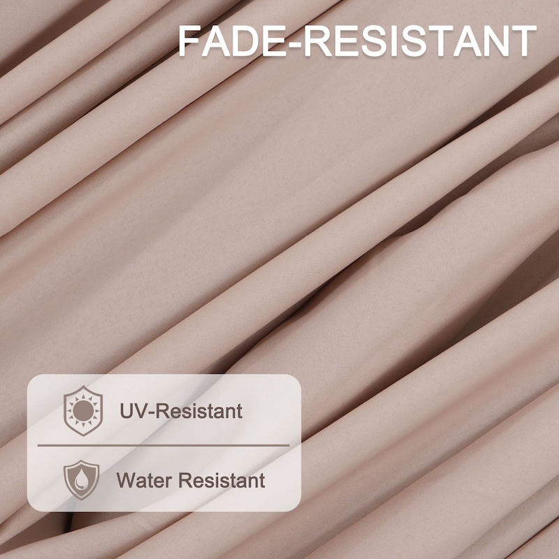 Autlaycil 13 ft Patio Umbrella with Crank For Outdoor Umbrella Base Included