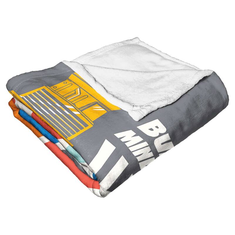 Hasbro Tonka Building Minds Since Silk Touch Throw Blanket