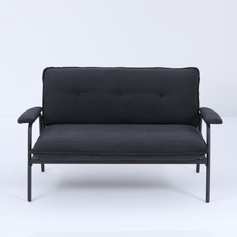 53" Two Seater Sofa, Metal Frame
