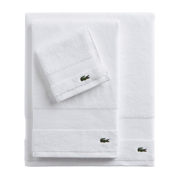 Lacoste Heritage Supima 100 Cotton Wash Cloth On Sale Bed Bath