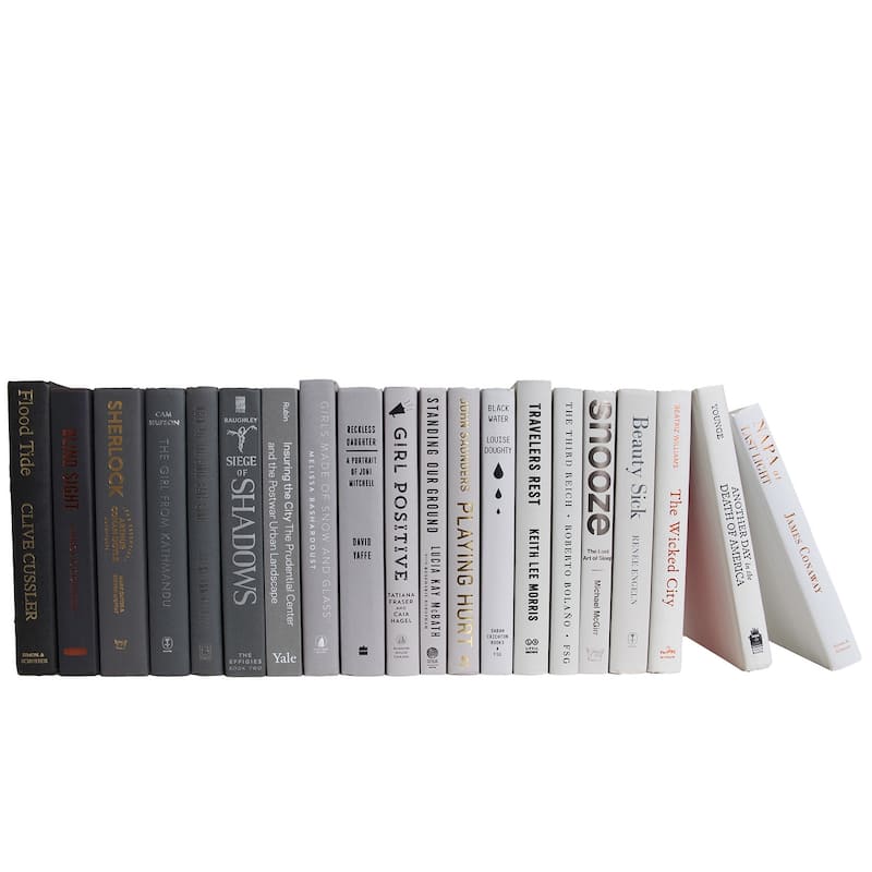 Books Grey Decorative Accessories: Grey Ombré Color By The Foot