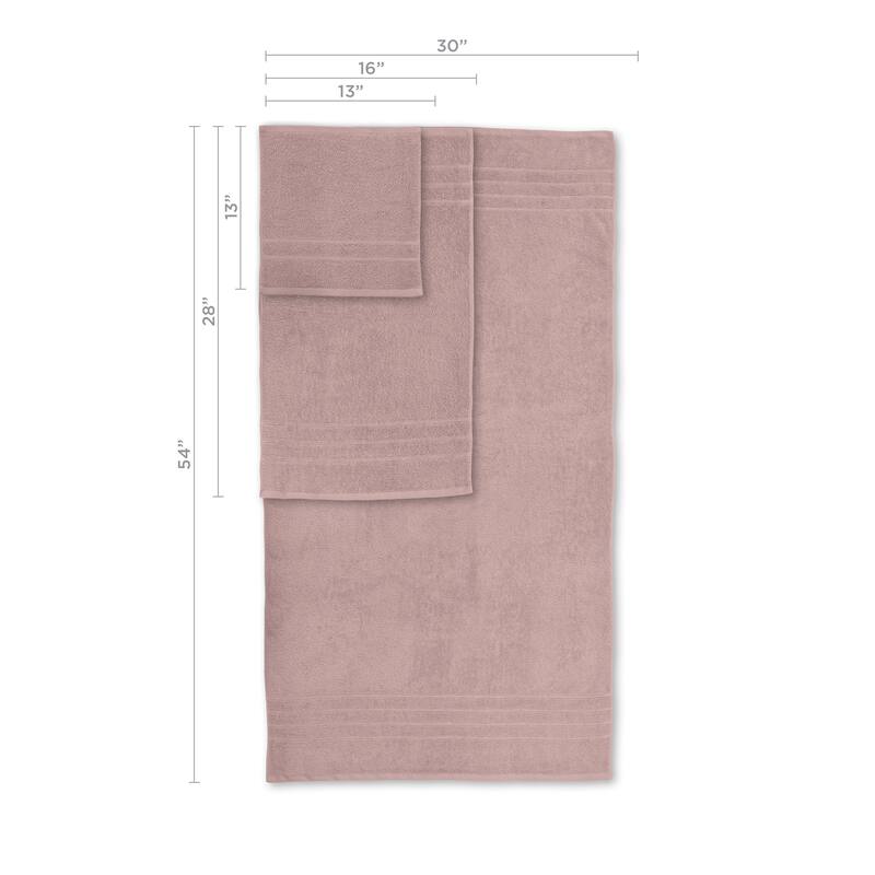 Martex Ultimate Performance Cotton Low-Lint Soft Absorbent Towel Set