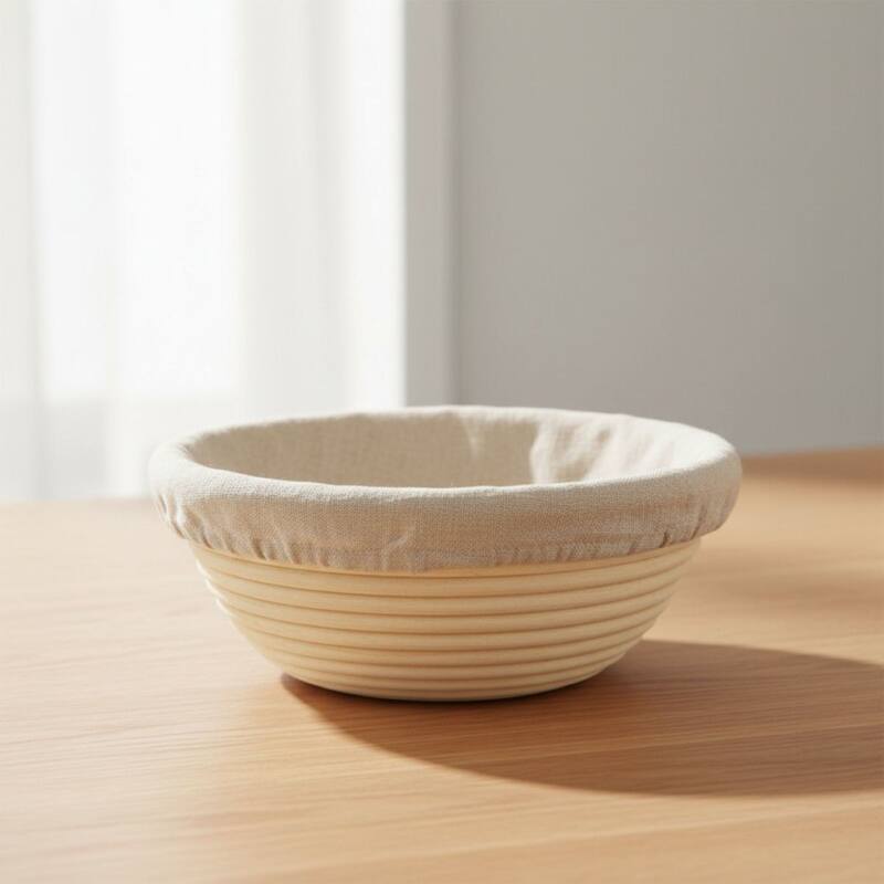 Nambe Breaking Bread Proofing Basket and Bread Mold - 3.5 inch by 8.6 inch