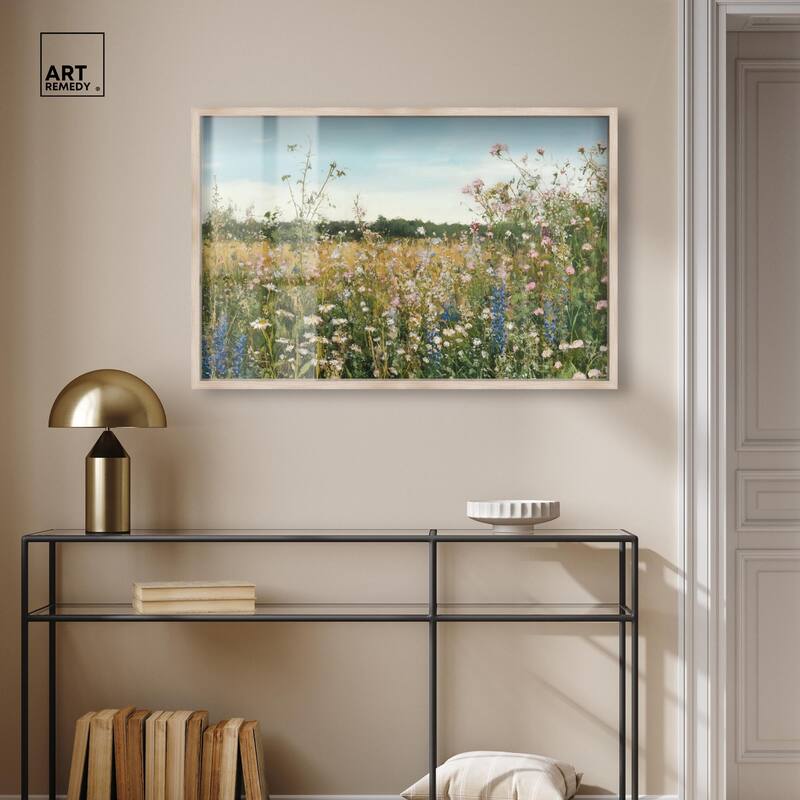 Glimmering Glade Garden II Shadowbox by Art Remedy