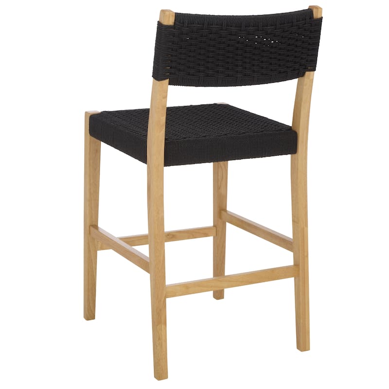SAFAVIEH Home Dutton Woven Counter Stool - 18"W x 24"D x 37"H