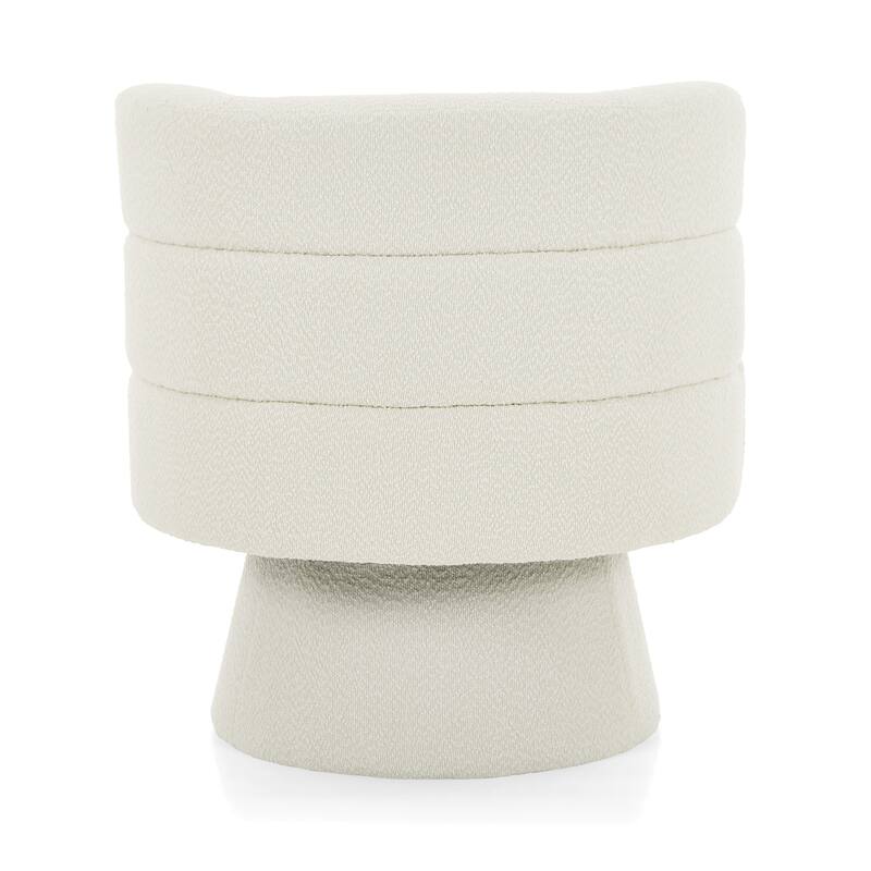 Christopher Knight Home - Quill Boucle 360° Swivel Barrel Chair