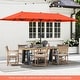 preview thumbnail 43 of 58, Gymax 13 FT Double-sided Patio Umbrella Outdoor Large Twin Size