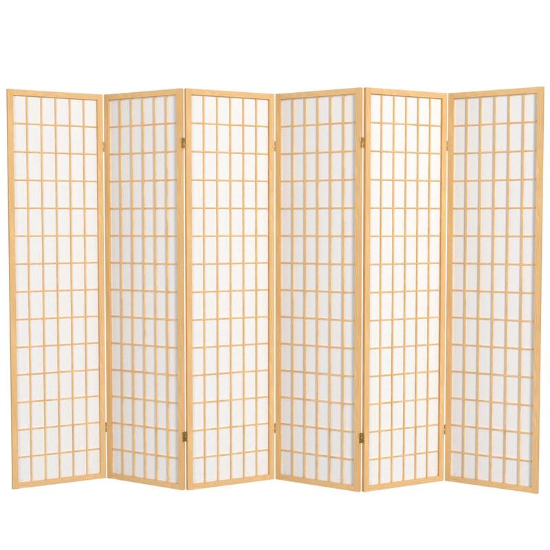 Wood and Rice Paper Windowpane Shoji Screen (China)
