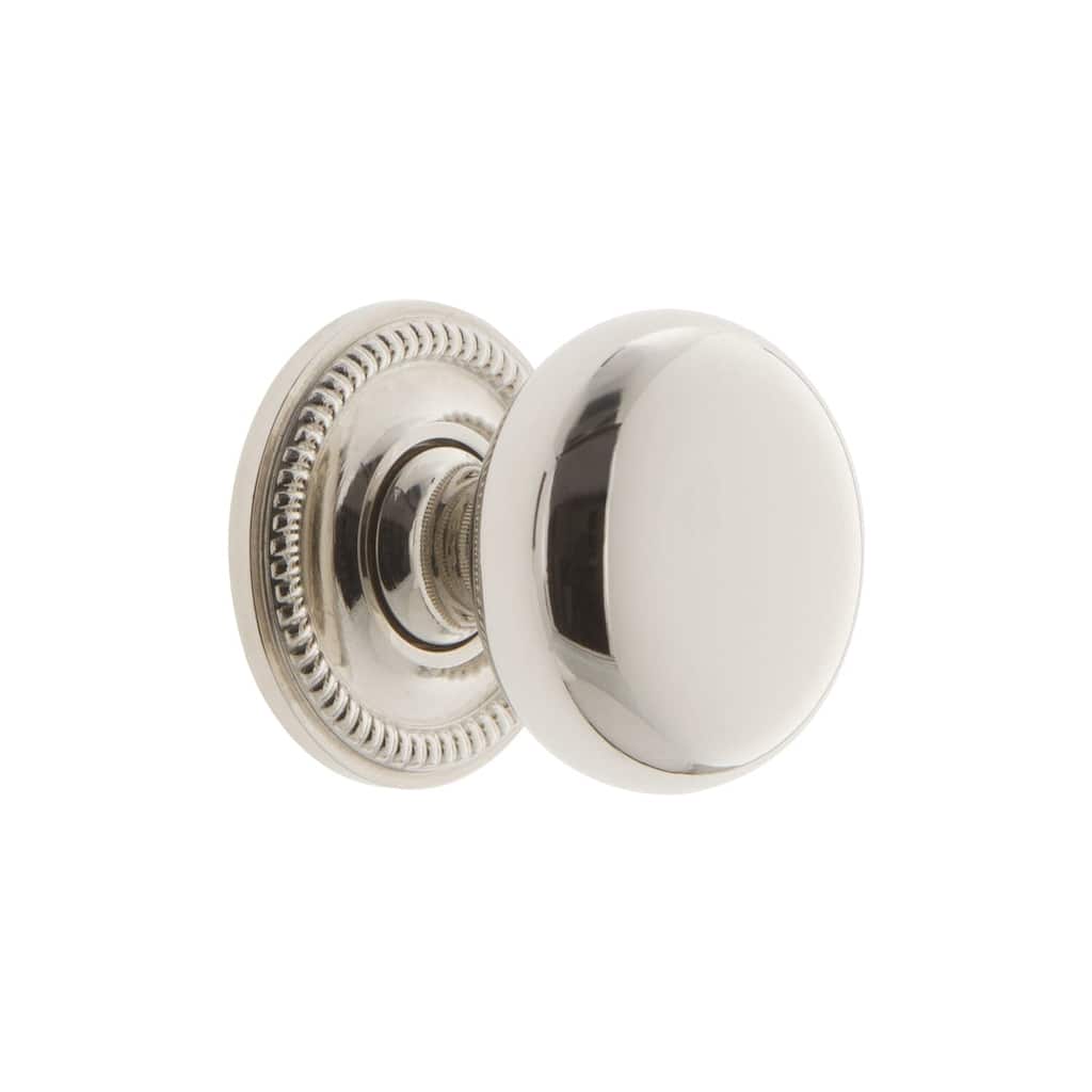 Grandeur FIFT-BRASS-KNOB-NEWP Fifth Avenue 1-3/8” Solid Metal Luxury