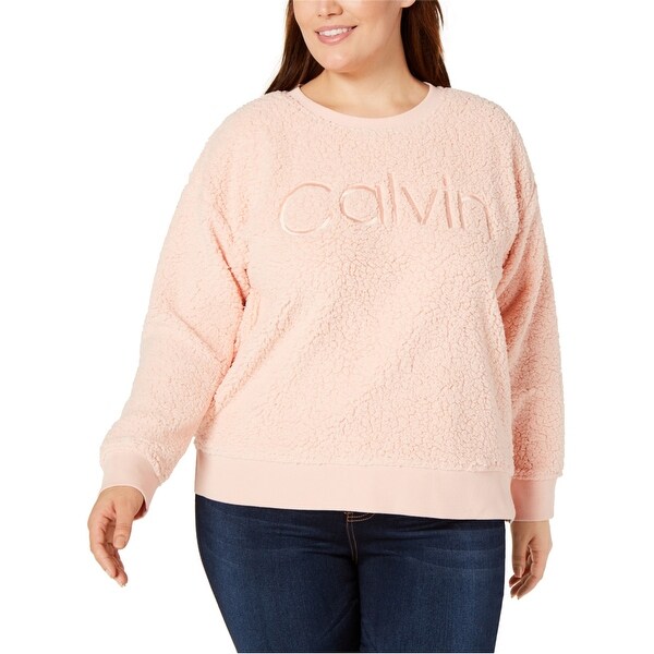 calvin klein sherpa sweater