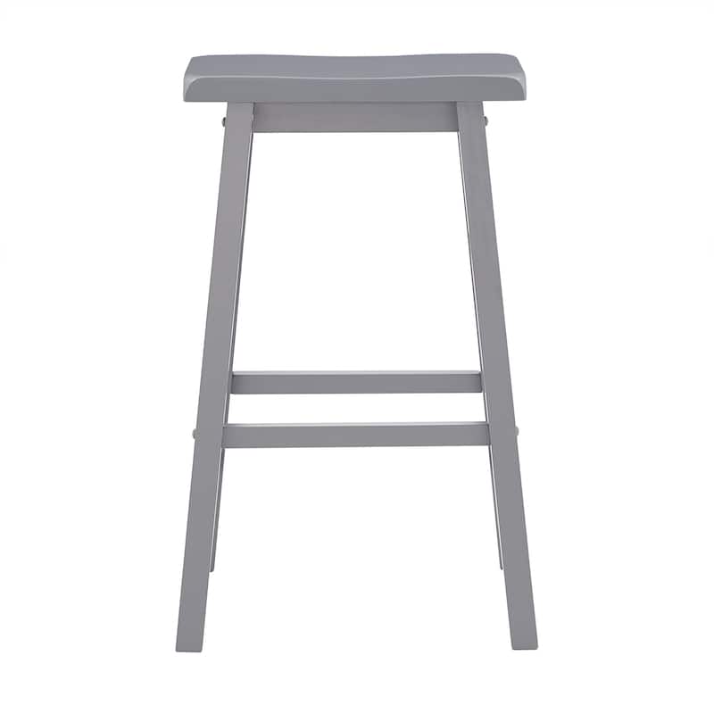Salvador Saddle 29-inch Counter Height Backless Stools (Set of 2) by iNSPIRE Q Bold