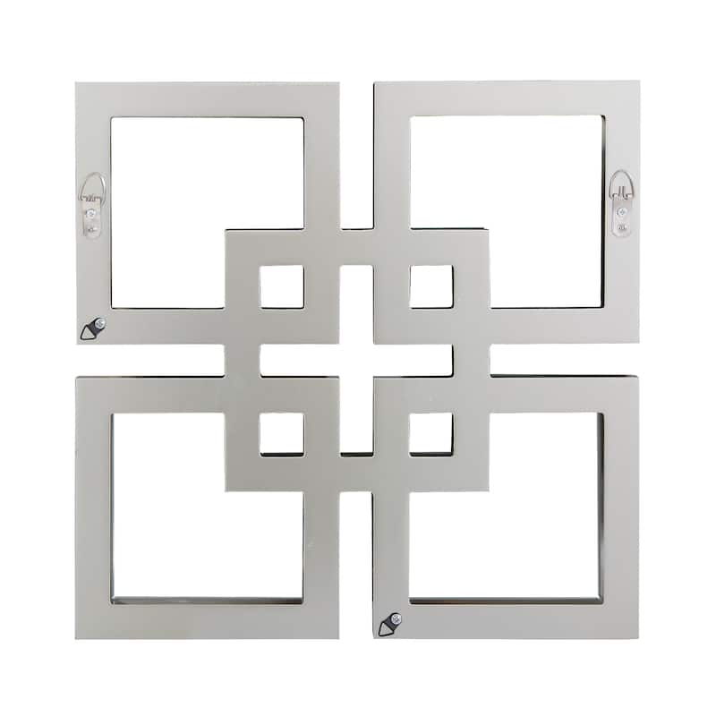 Allan Andrews Contemporary Layered Square Accent Mirror - 16" x 16"