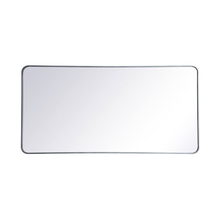 Ezra Soft Corner Metal Rectangular Mirror