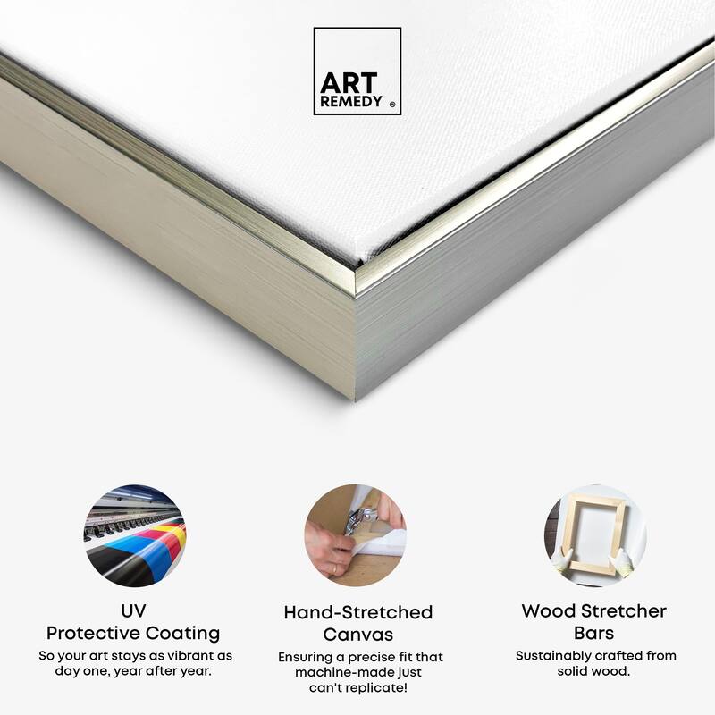 Inspired Neutral Morning Panoramic Canvas by Art Remedy