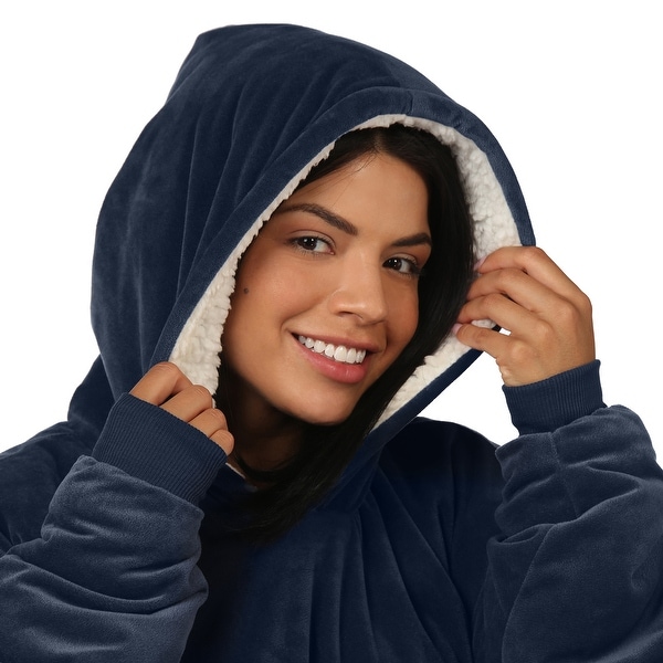 The comfy adult sweatshirt blanket on sale