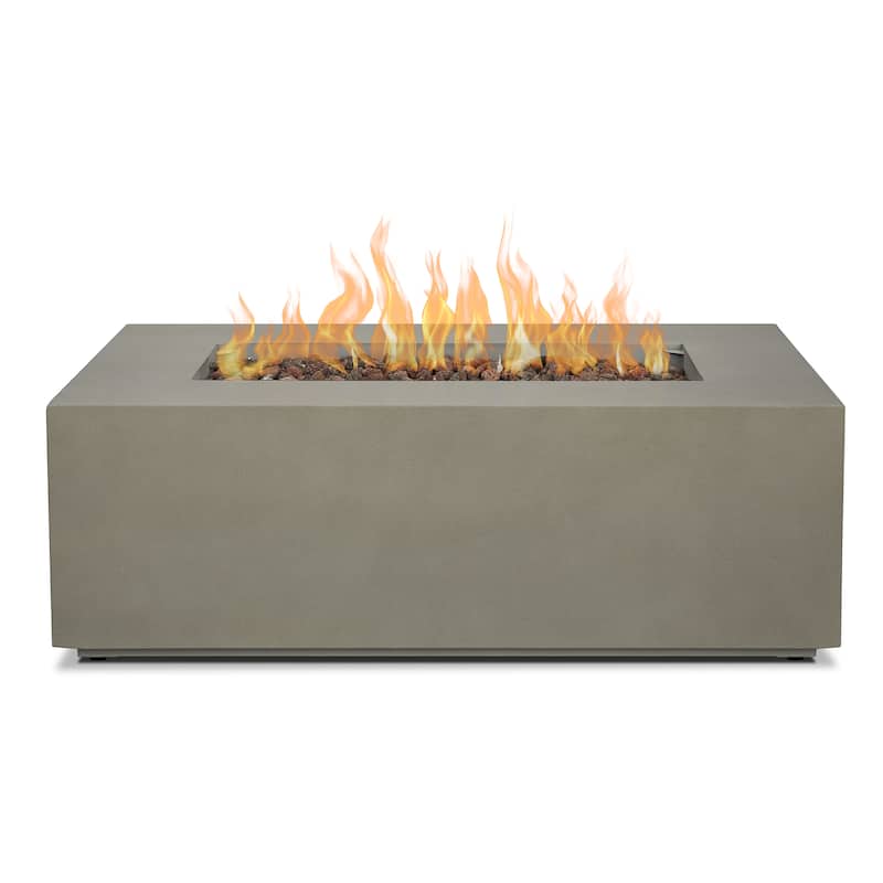 Aegean 42" Rectangle LP Fire Table