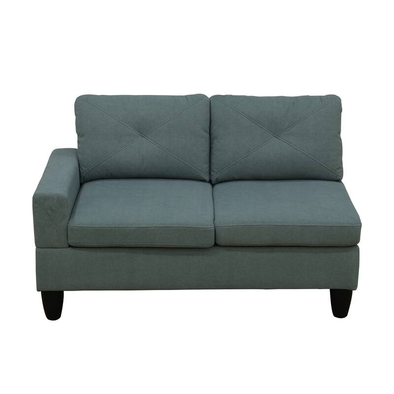 Contemporary 4-Piece L-Shaped Sectional Sofa Set