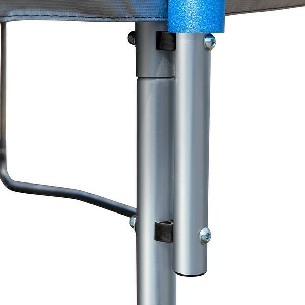 slide 2 of 9, 16FT Trampoline for Adults & Kids with Basketball Hoop, Outdoor Trampolines w/Ladder and Safety Enclosure Net for Kids and Adult N/A