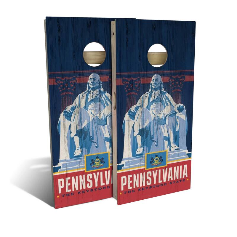 Pennsylvania State Pride Outdoor Cornhole Board Set