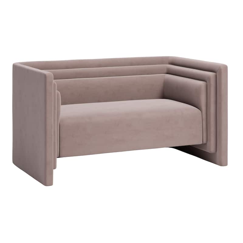Trippel Loveseat Taupe - Taupe